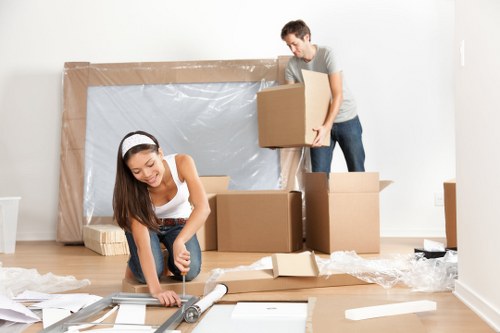 Person reviewing a moving service complaint report