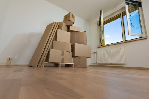 Moving team helping with a home relocation in Little Ilford