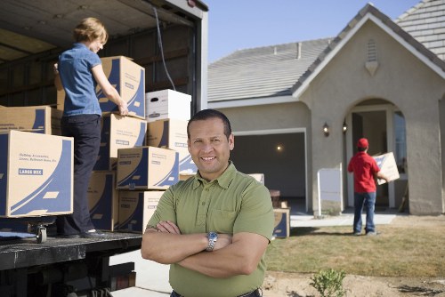 A local man with van service handling a small move in Littleilford