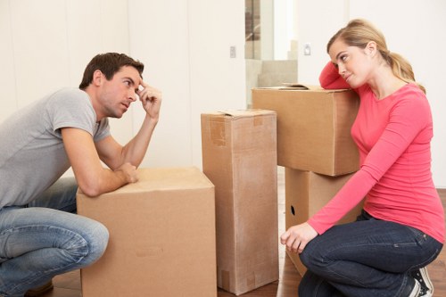 Packing and moving office furniture for a business relocation in Little Ilford