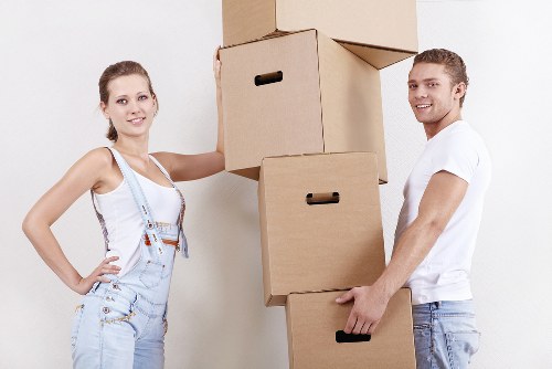 Commercial and office moving van service in Little Ilford